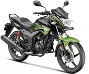 Hero Hunk 150 Cc - Matt Black With Leaf Green 2023